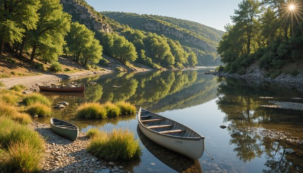Vacances nature en bord de rivière dans les cévennes
