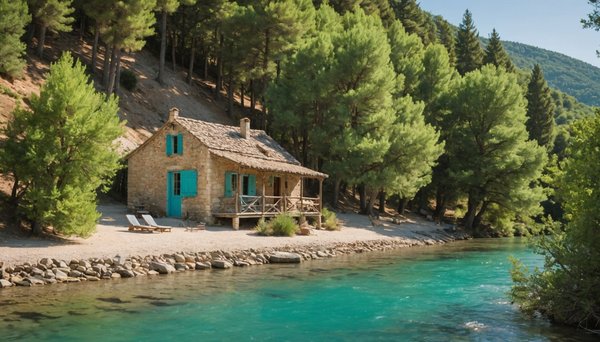 Nature et baignade : l'ardèche du sud en camping avec mazet plage