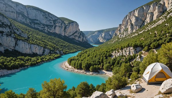 Camping et nature au cœur des gorges du verdon