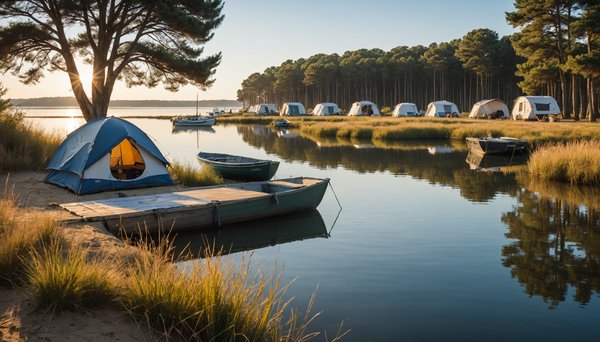 Decouvrir le camping nature sur le bassin d'arcachon